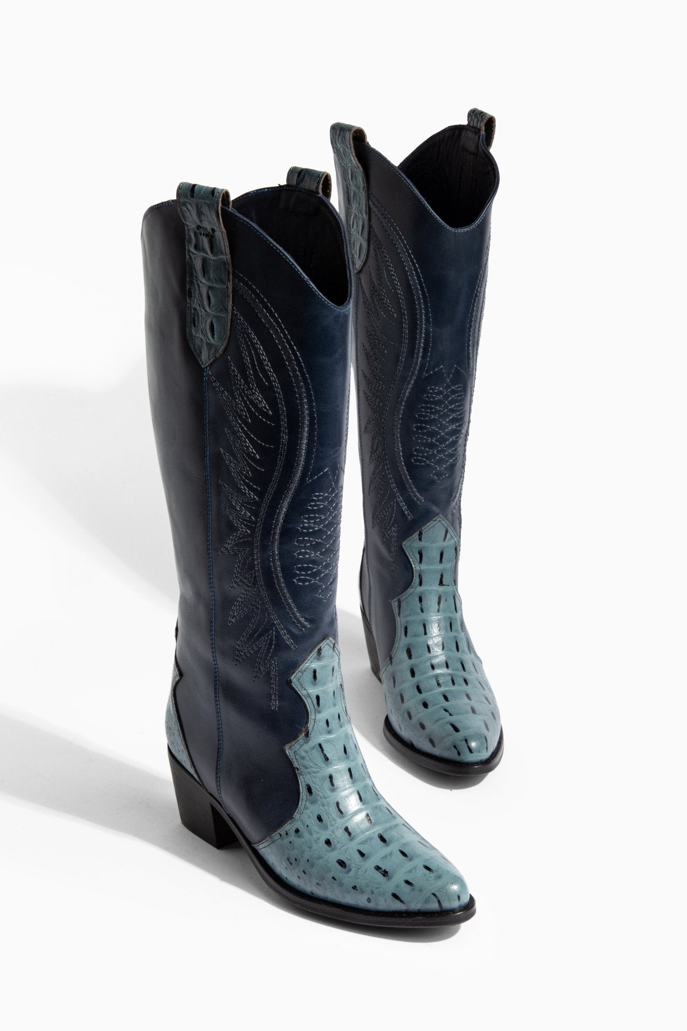 Ms Sucra Cobra - Exklusive handgefertigte Damen Cowboystiefel aus hochwertigem Echtleder - Ms Sucra