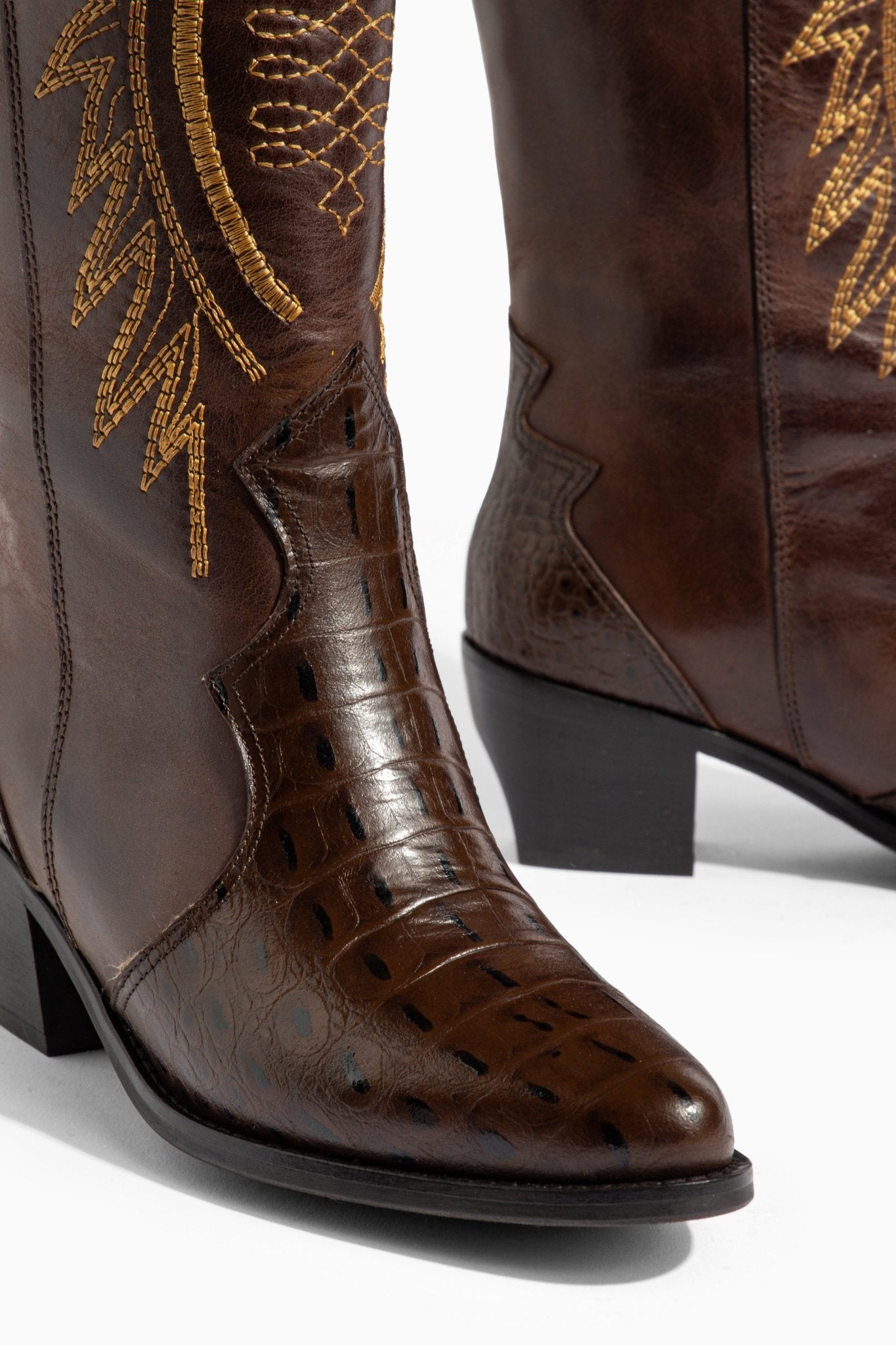 Ms Sucra Cobra - Exklusive handgefertigte Damen Cowboystiefel aus hochwertigem Echtleder - Ms Sucra