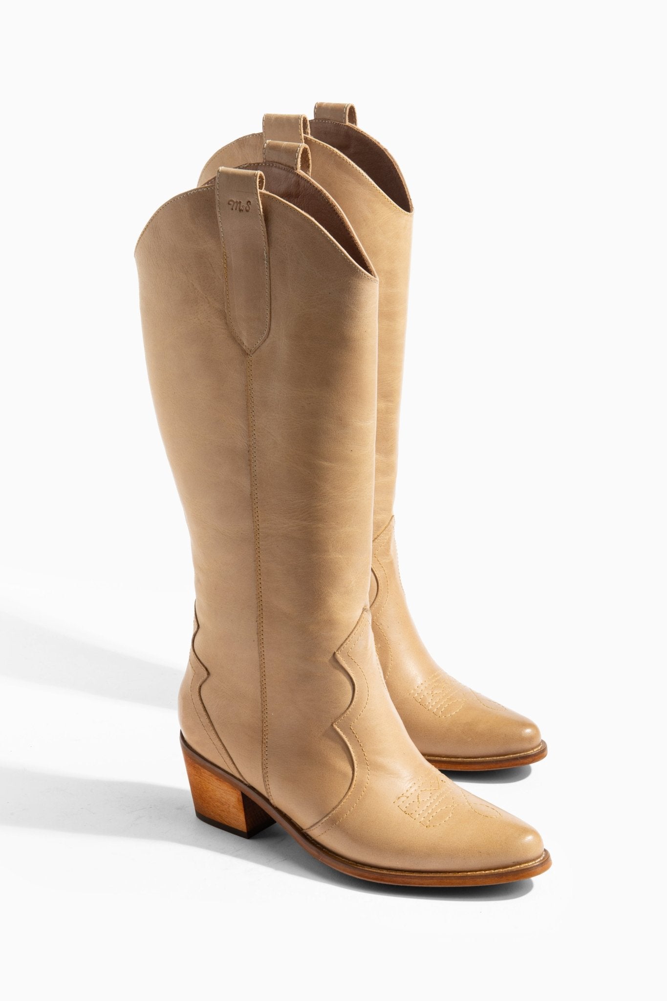 Ms Sucra Frontier - Exklusive handgefertigte Damen Cowboystiefel aus hochwertigem Echtleder - Ms Sucra