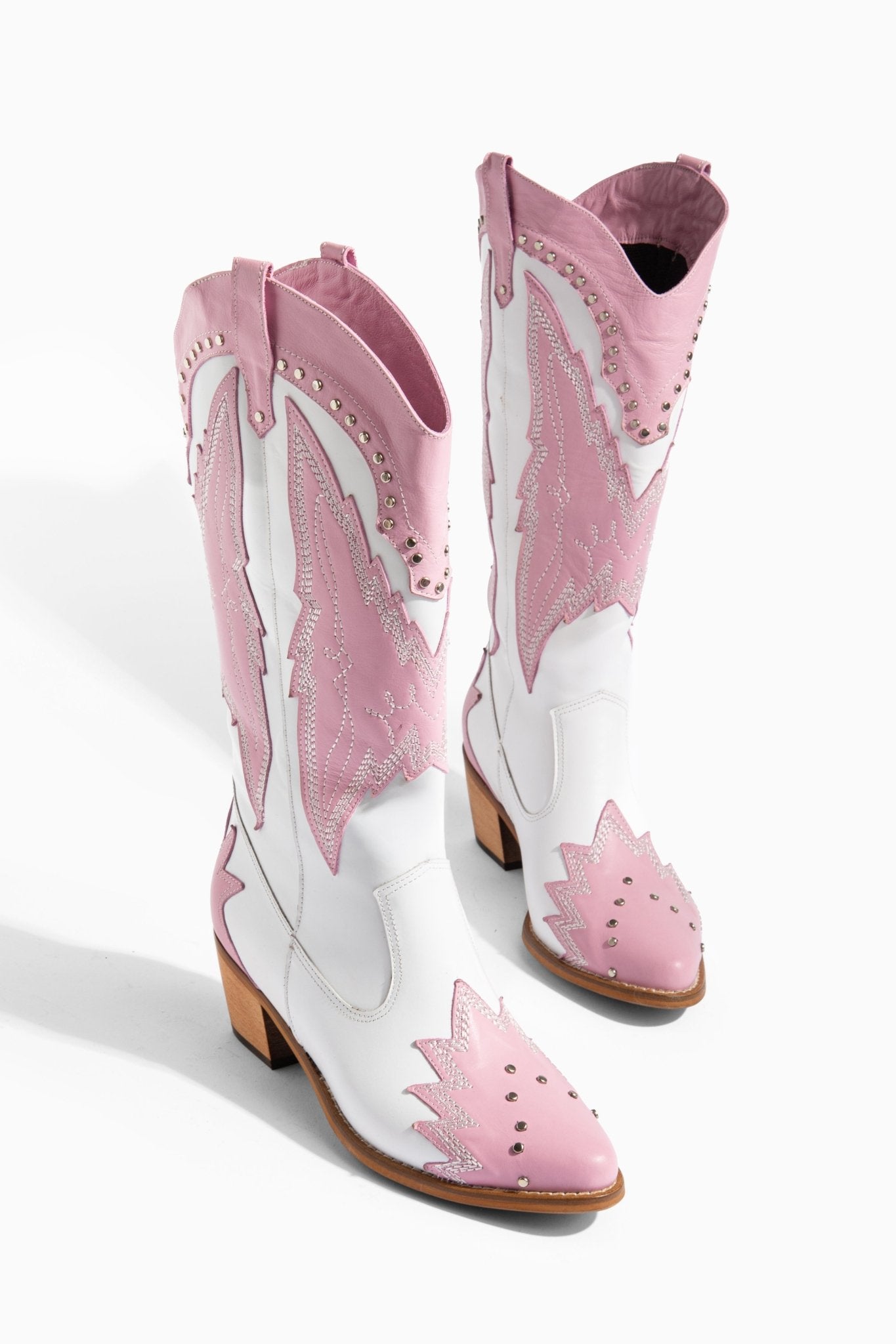 Ms Sucra Sky - Exklusive handgefertigte Damen Cowboystiefel aus hochwertigem Echtleder - Ms Sucra