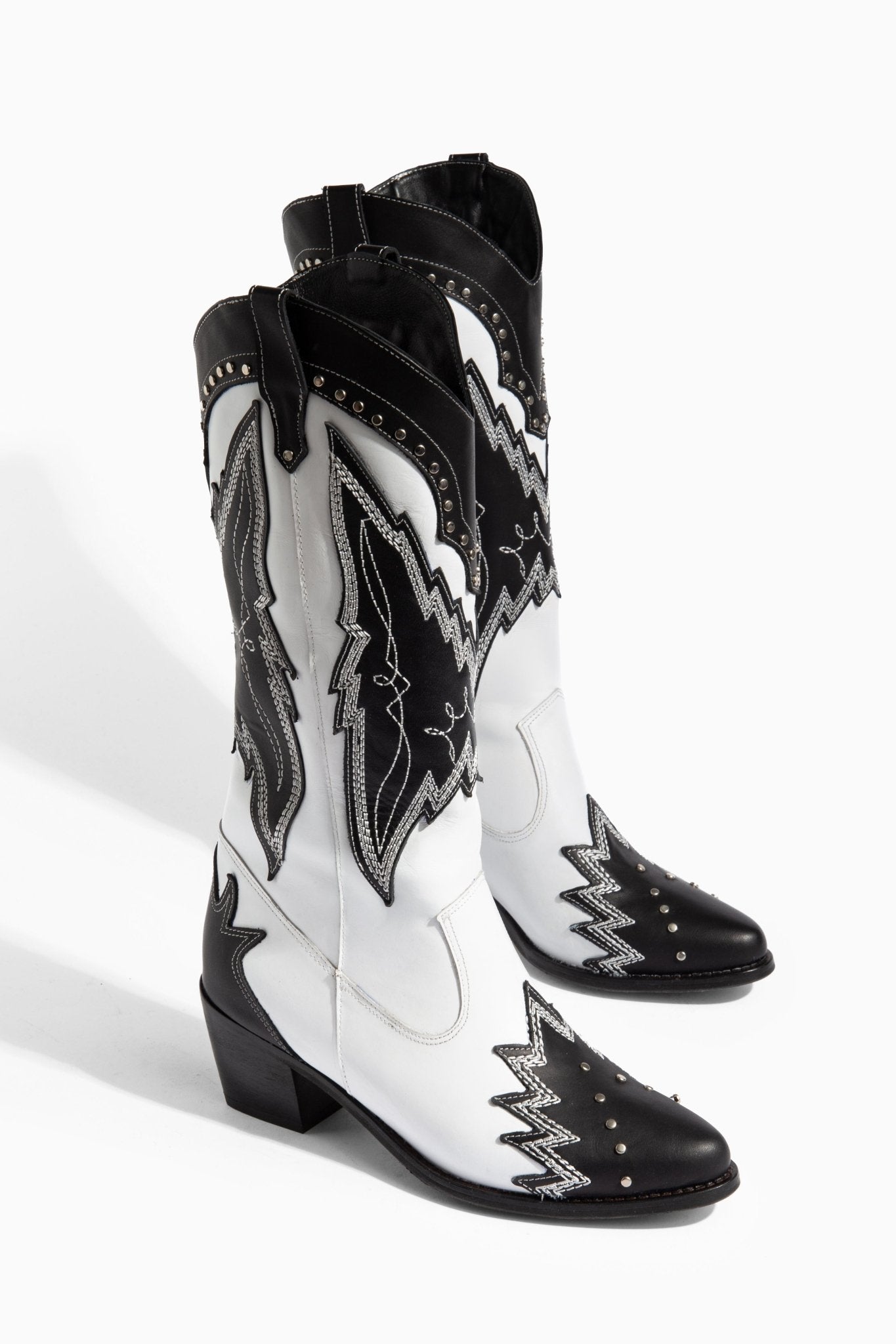 Ms Sucra Sky - Exklusive handgefertigte Damen Cowboystiefel aus hochwertigem Echtleder - Ms Sucra