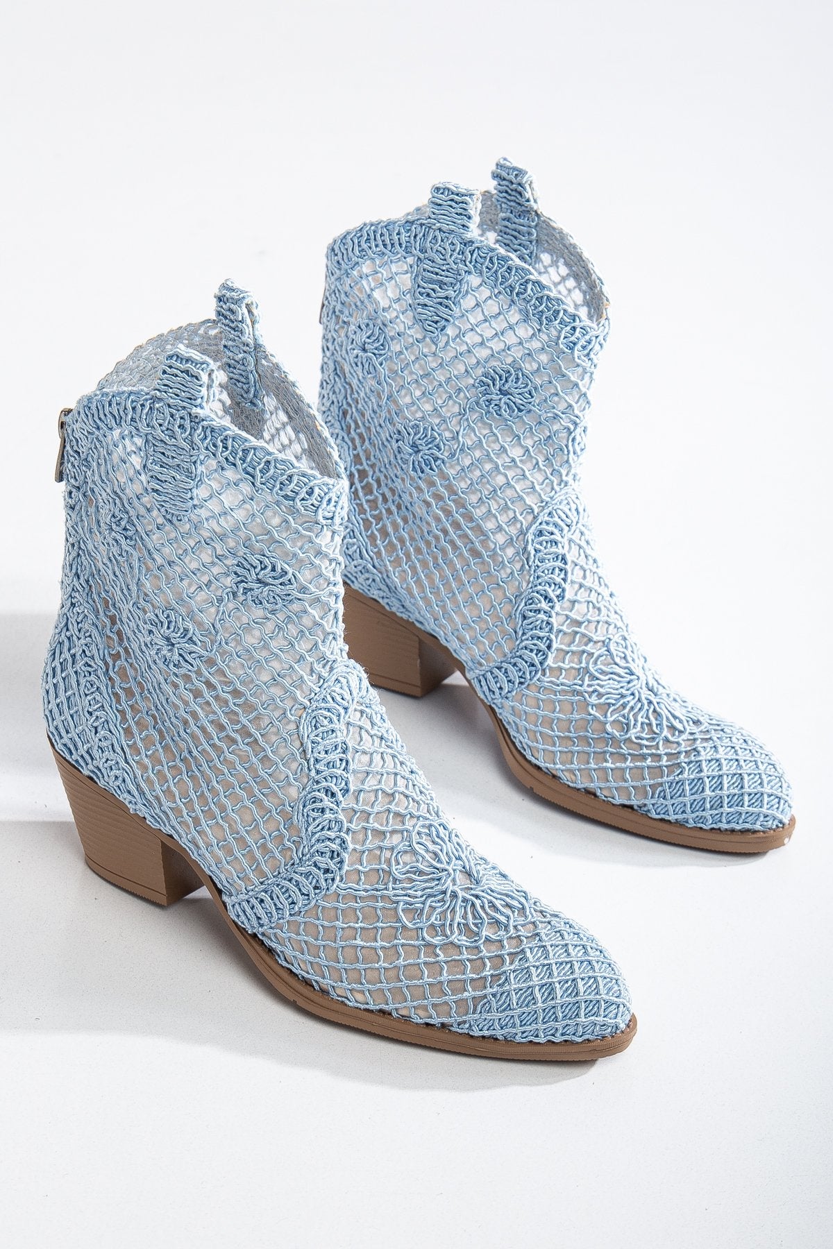 Luftige Sommer-Cowboy Boots für Damen – Häkel Ankle Boots für Hochzeit, Alltag & heiße Tage - Ms Sucra