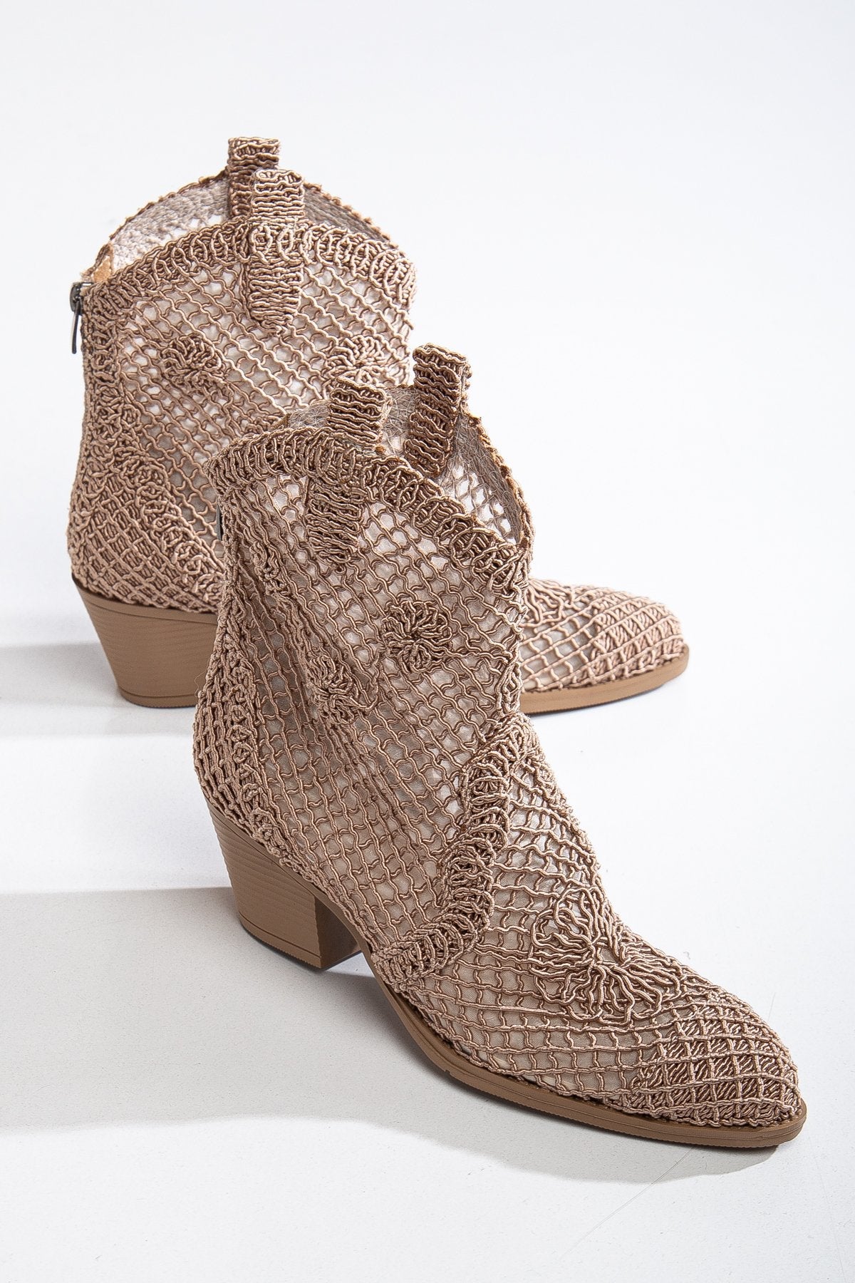 Luftige Sommer-Cowboy Boots für Damen – Häkel Ankle Boots für Hochzeit, Alltag & heiße Tage - Ms Sucra