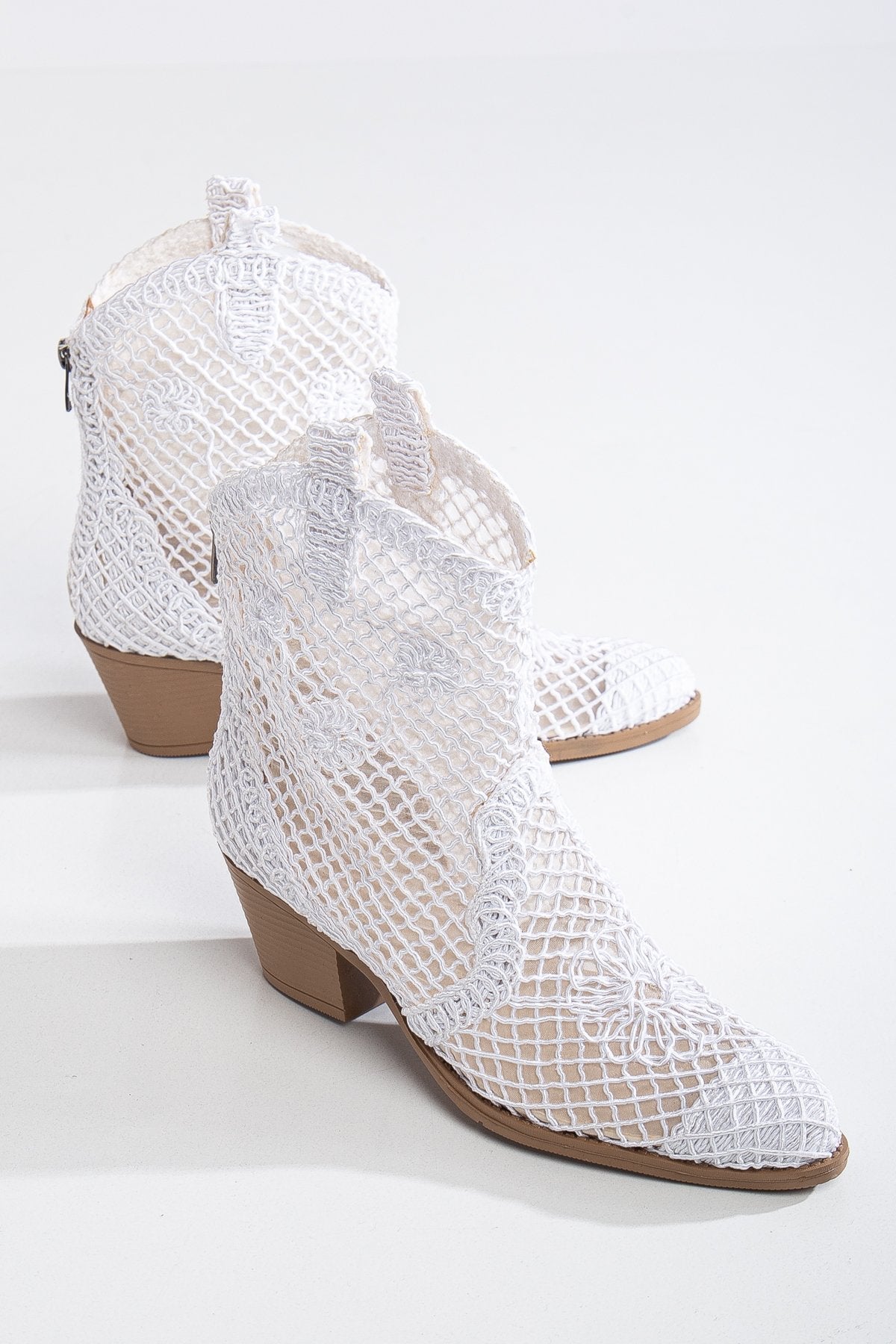 Luftige Sommer-Cowboy Boots für Damen – Häkel Ankle Boots für Hochzeit, Alltag & heiße Tage - Ms Sucra