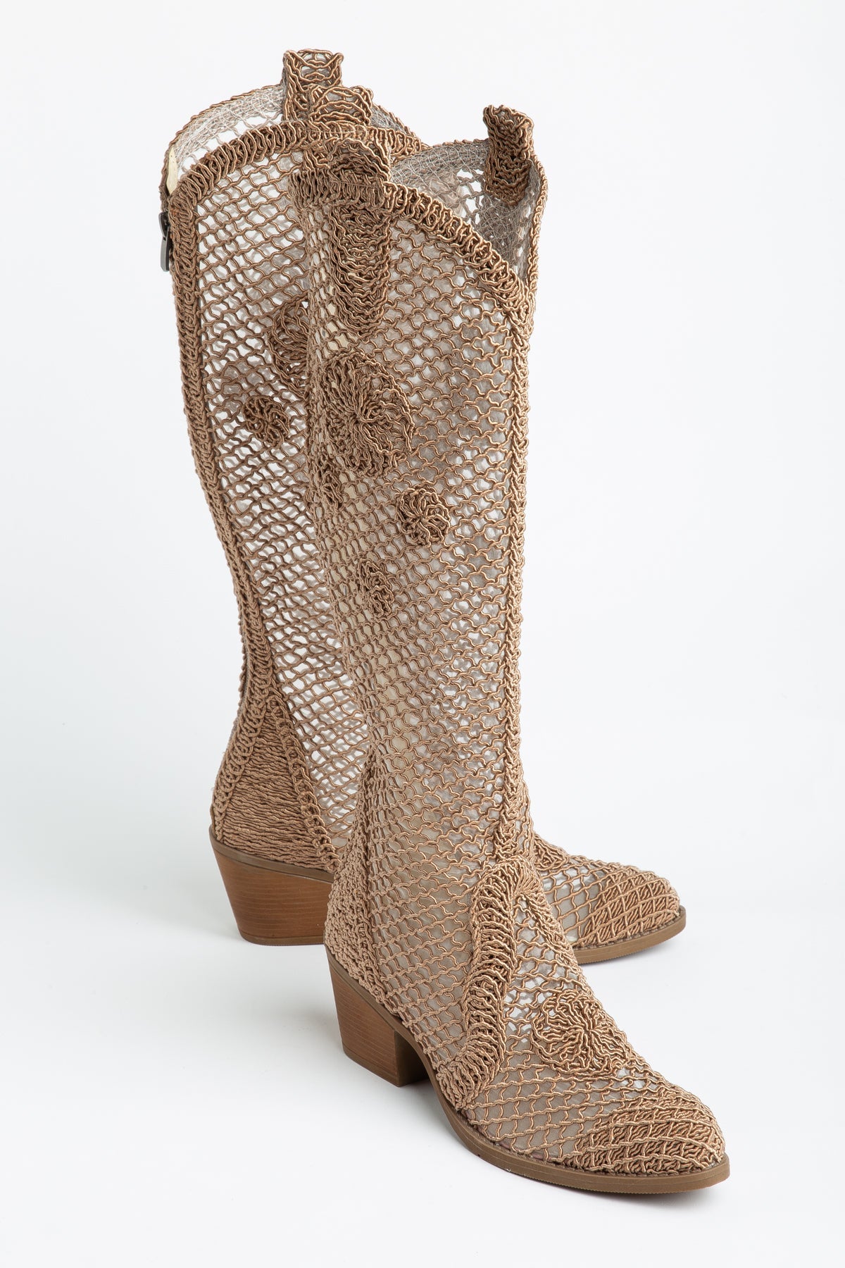 Luftige Sommer-Cowboystiefel für Damen – Häkel Western Boots für Hochzeit, Alltag & heiße Tage - Ms Sucra