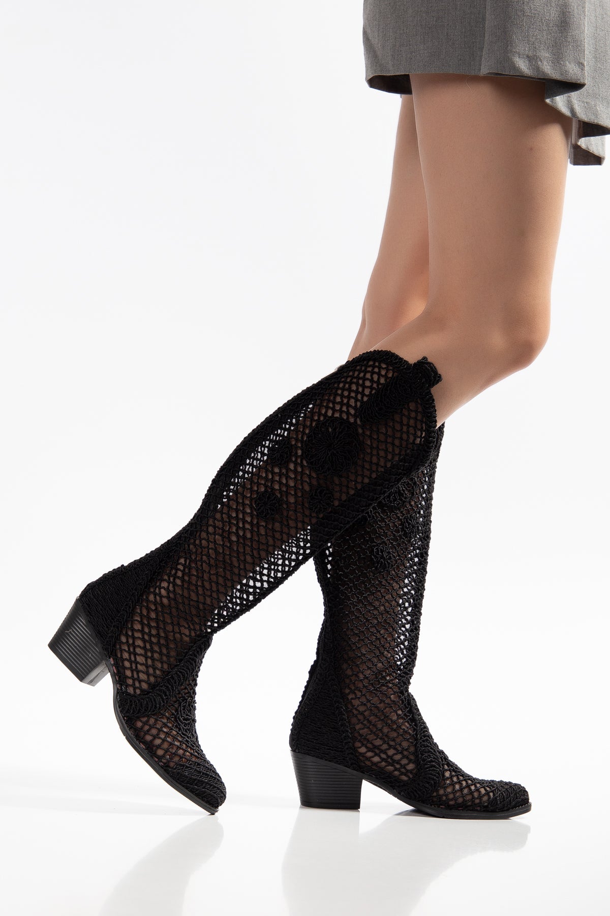 Luftige Sommer-Cowboystiefel für Damen – Häkel Western Boots für Hochzeit, Alltag & heiße Tage - Ms Sucra