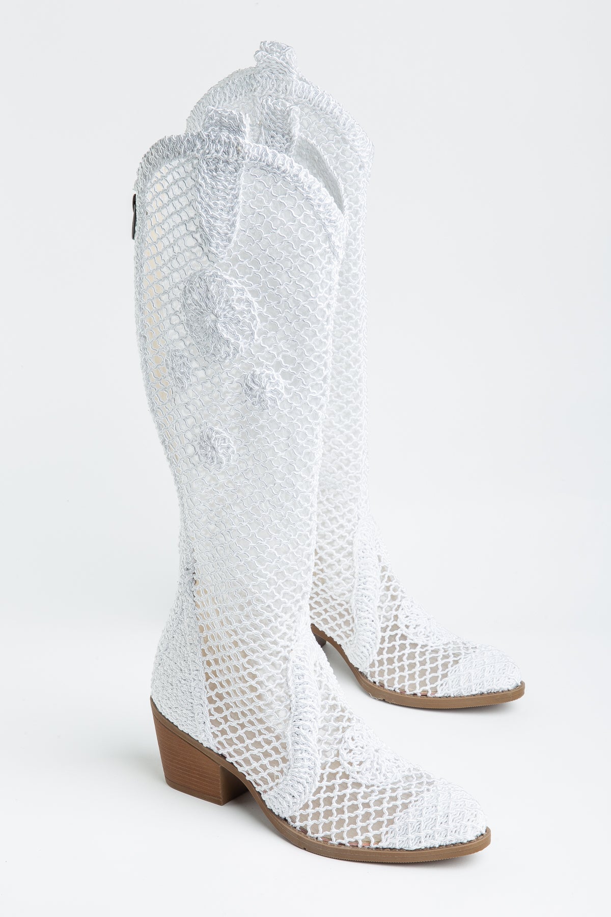 Luftige Sommer-Cowboystiefel für Damen – Häkel Western Boots für Hochzeit, Alltag & heiße Tage - Ms Sucra