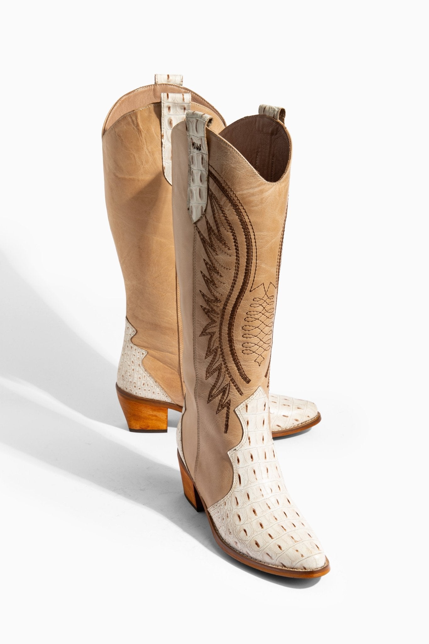 Ms Sucra Cobra - Exklusive handgefertigte Damen Cowboystiefel aus hochwertigem Echtleder - Ms Sucra