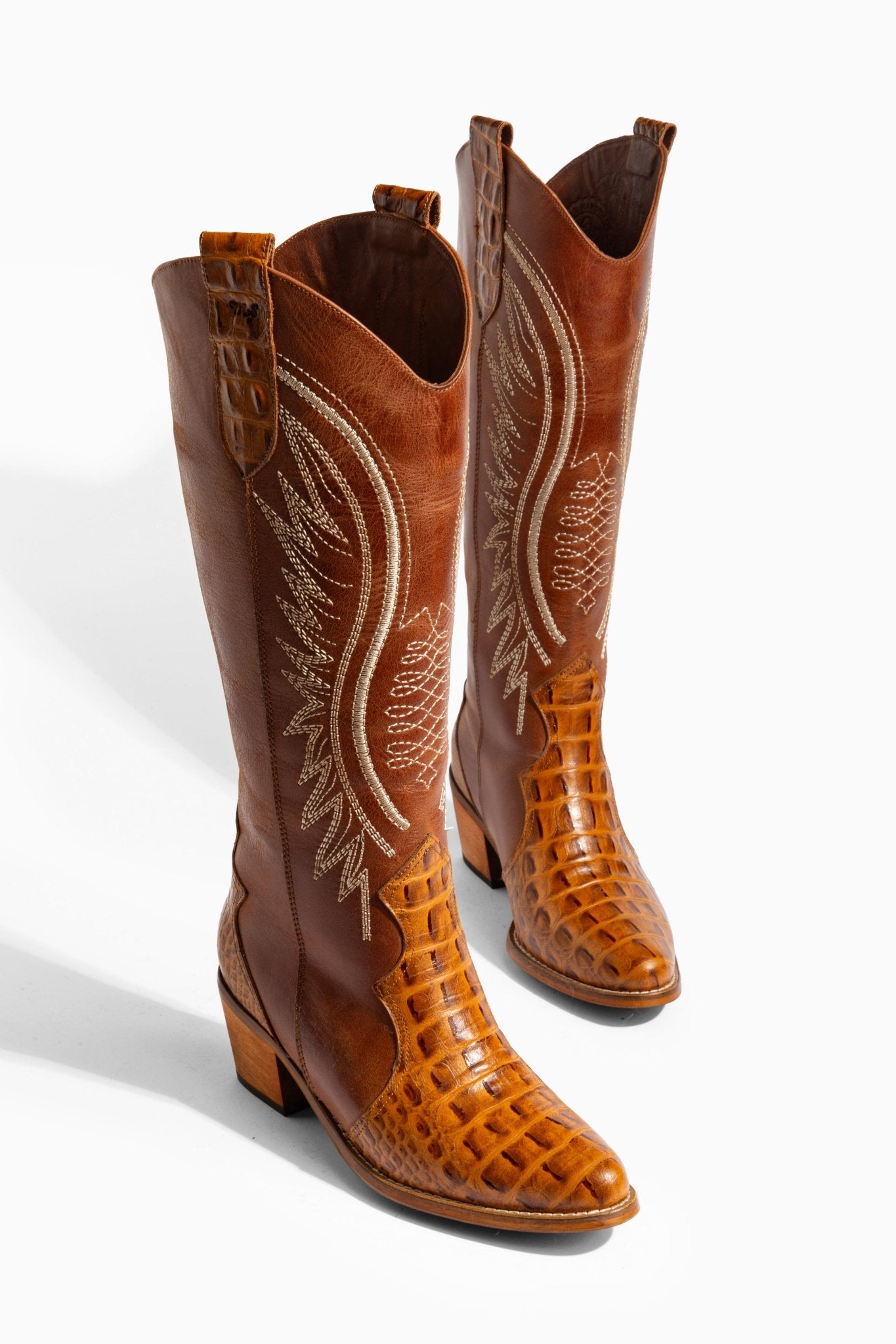 Ms Sucra Cobra - Exklusive handgefertigte Damen Cowboystiefel aus hochwertigem Echtleder - Ms Sucra