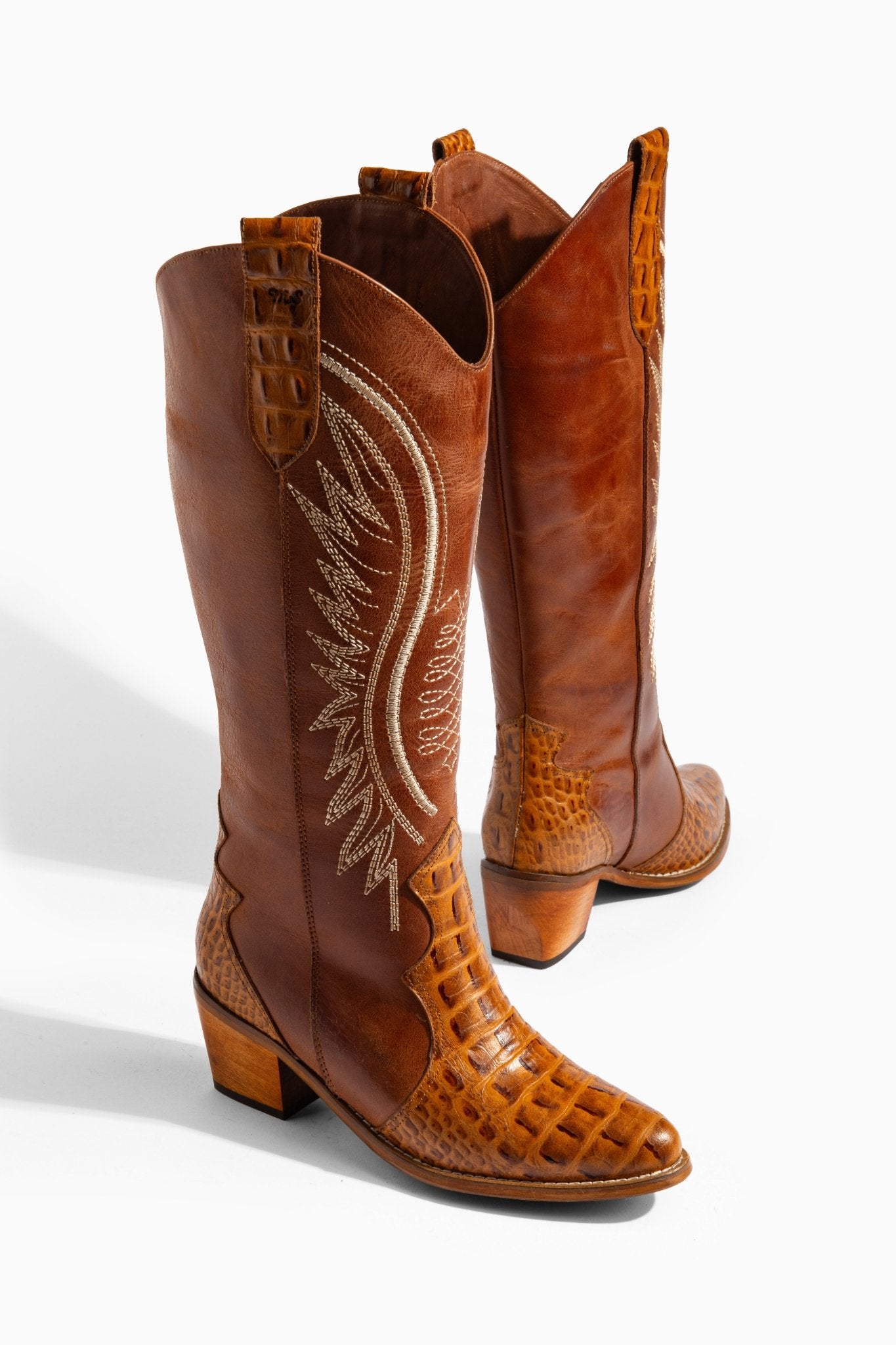 Ms Sucra Cobra - Exklusive handgefertigte Damen Cowboystiefel aus hochwertigem Echtleder - Ms Sucra