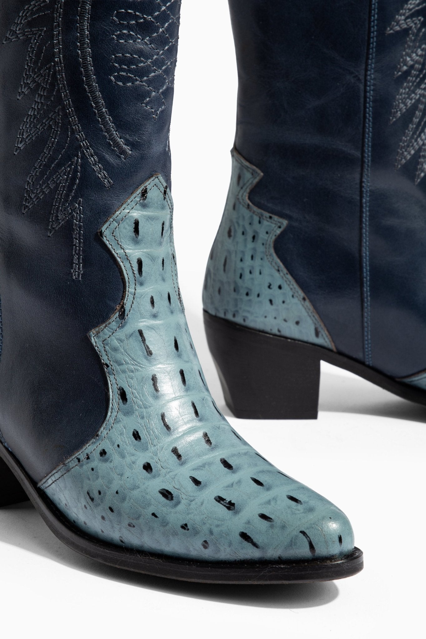 Ms Sucra Cobra - Exklusive handgefertigte Damen Cowboystiefel aus hochwertigem Echtleder - Ms Sucra