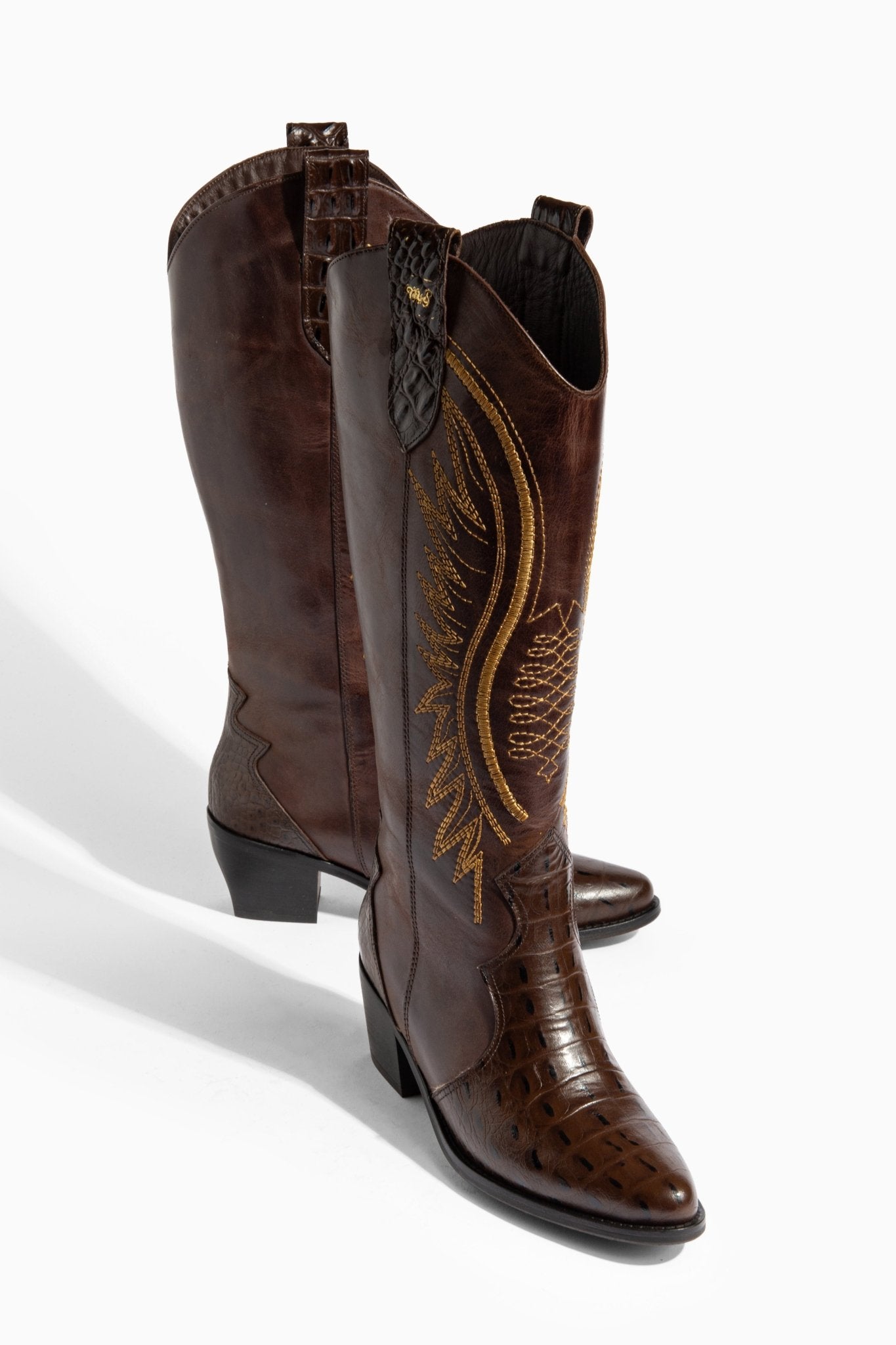 Ms Sucra Cobra - Exklusive handgefertigte Damen Cowboystiefel aus hochwertigem Echtleder - Ms Sucra