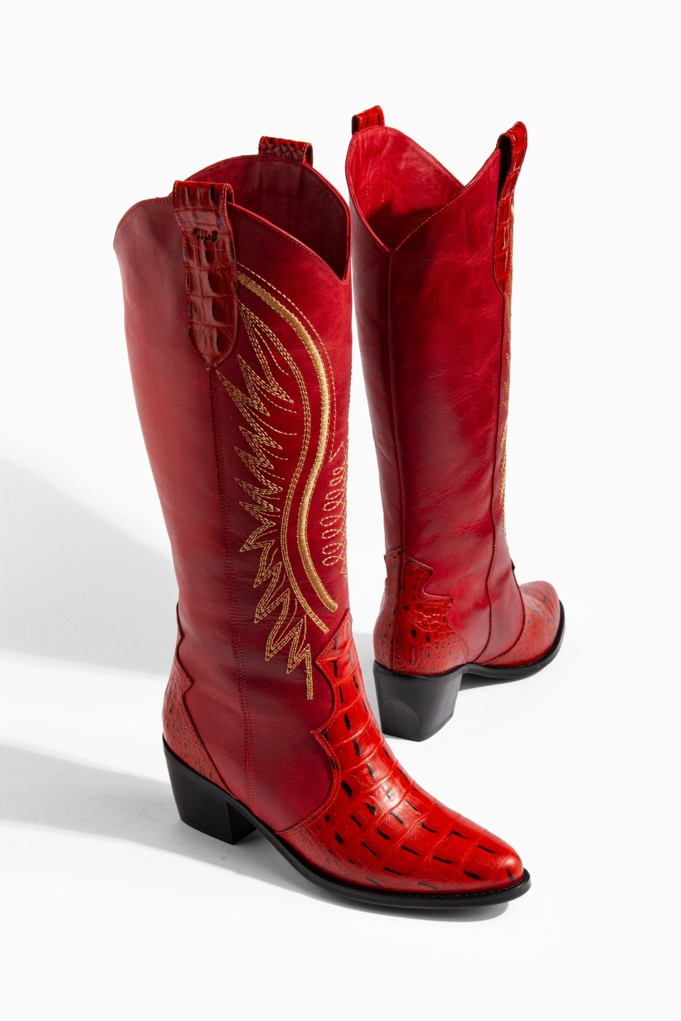 Ms Sucra Cobra - Exklusive handgefertigte Damen Cowboystiefel aus hochwertigem Echtleder - Ms Sucra