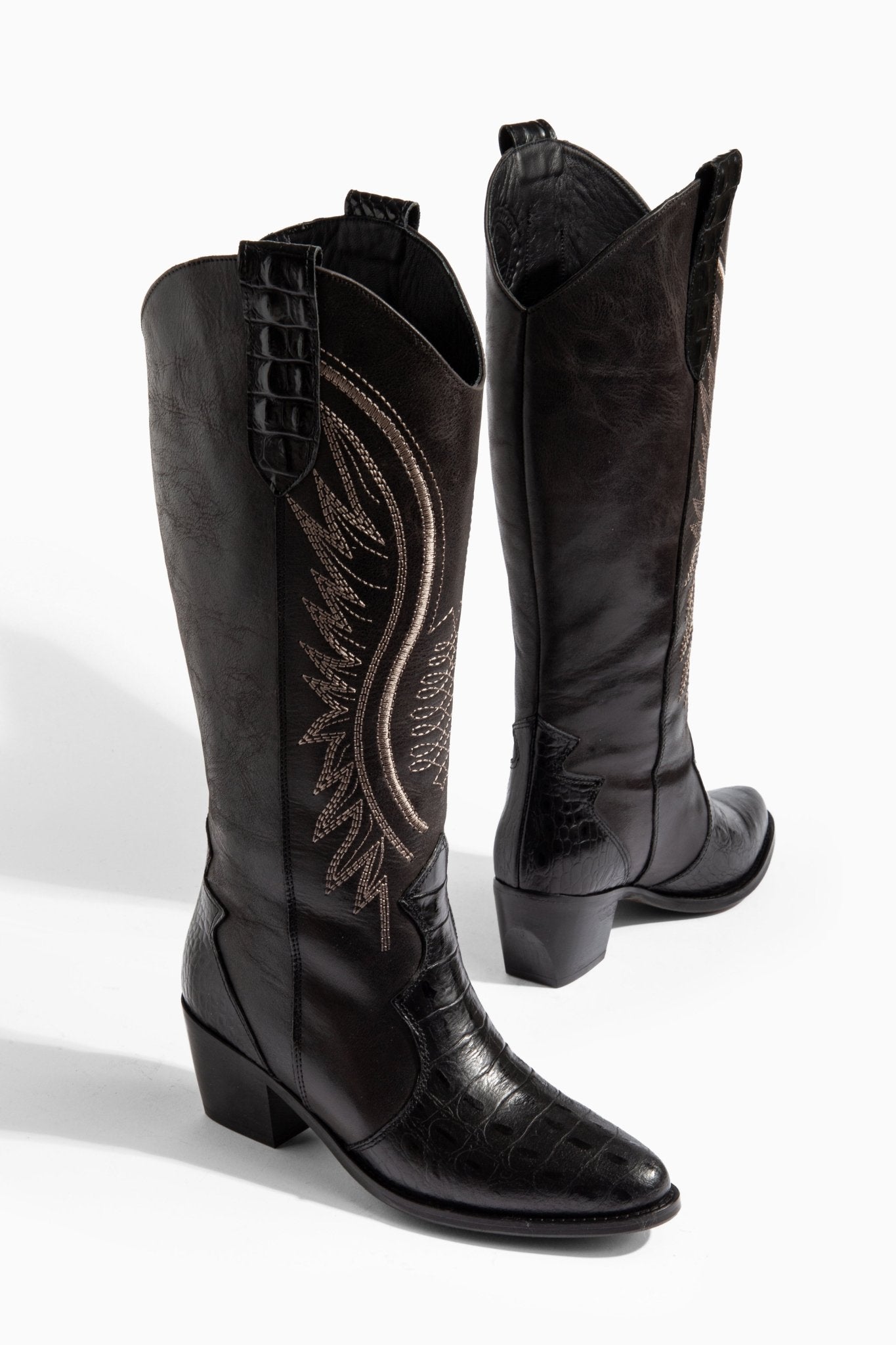 Ms Sucra Cobra - Exklusive handgefertigte Damen Cowboystiefel aus hochwertigem Echtleder - Ms Sucra