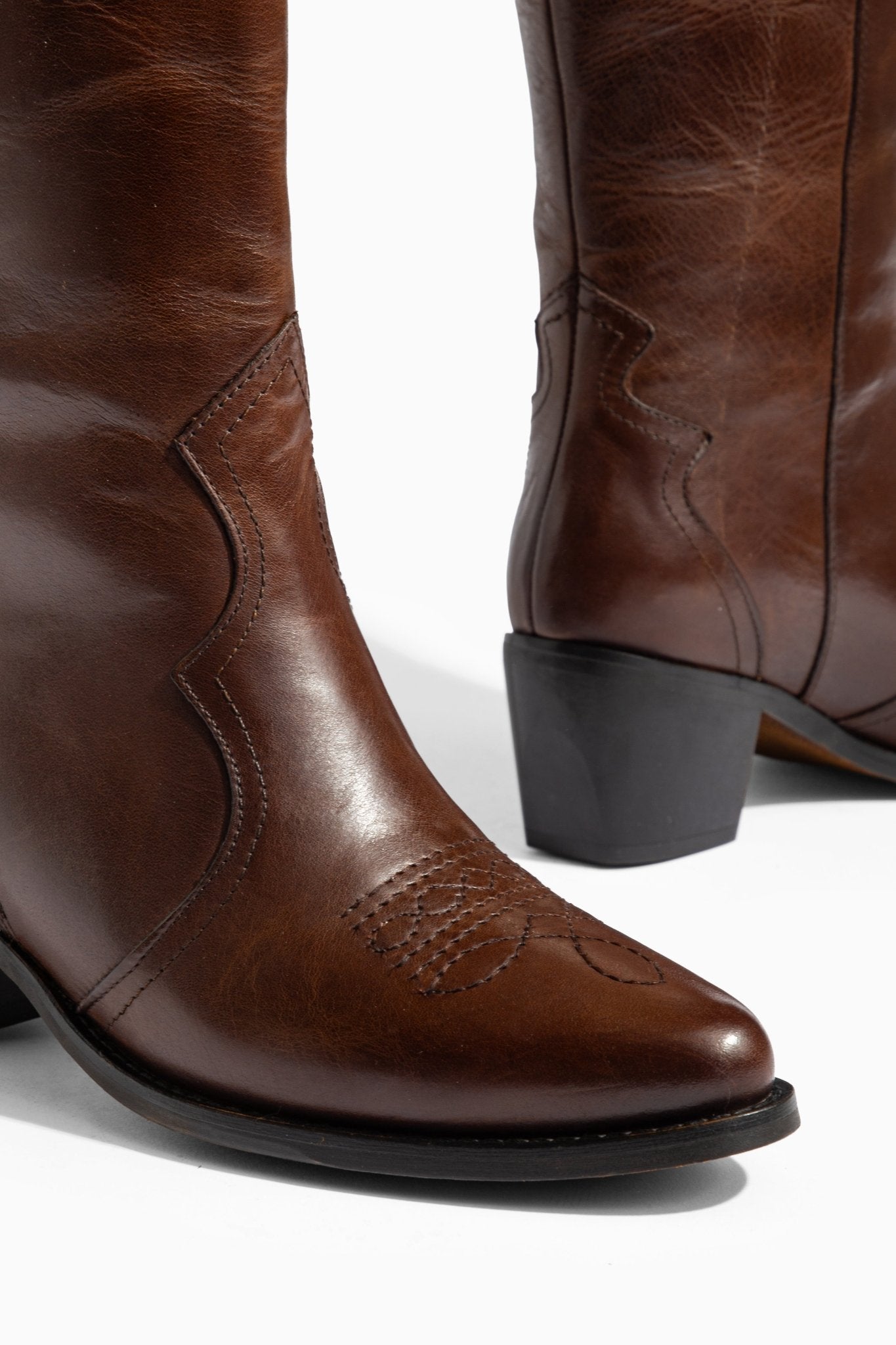 Ms Sucra Frontier - Exklusive handgefertigte Damen Cowboystiefel aus hochwertigem Echtleder - Ms Sucra