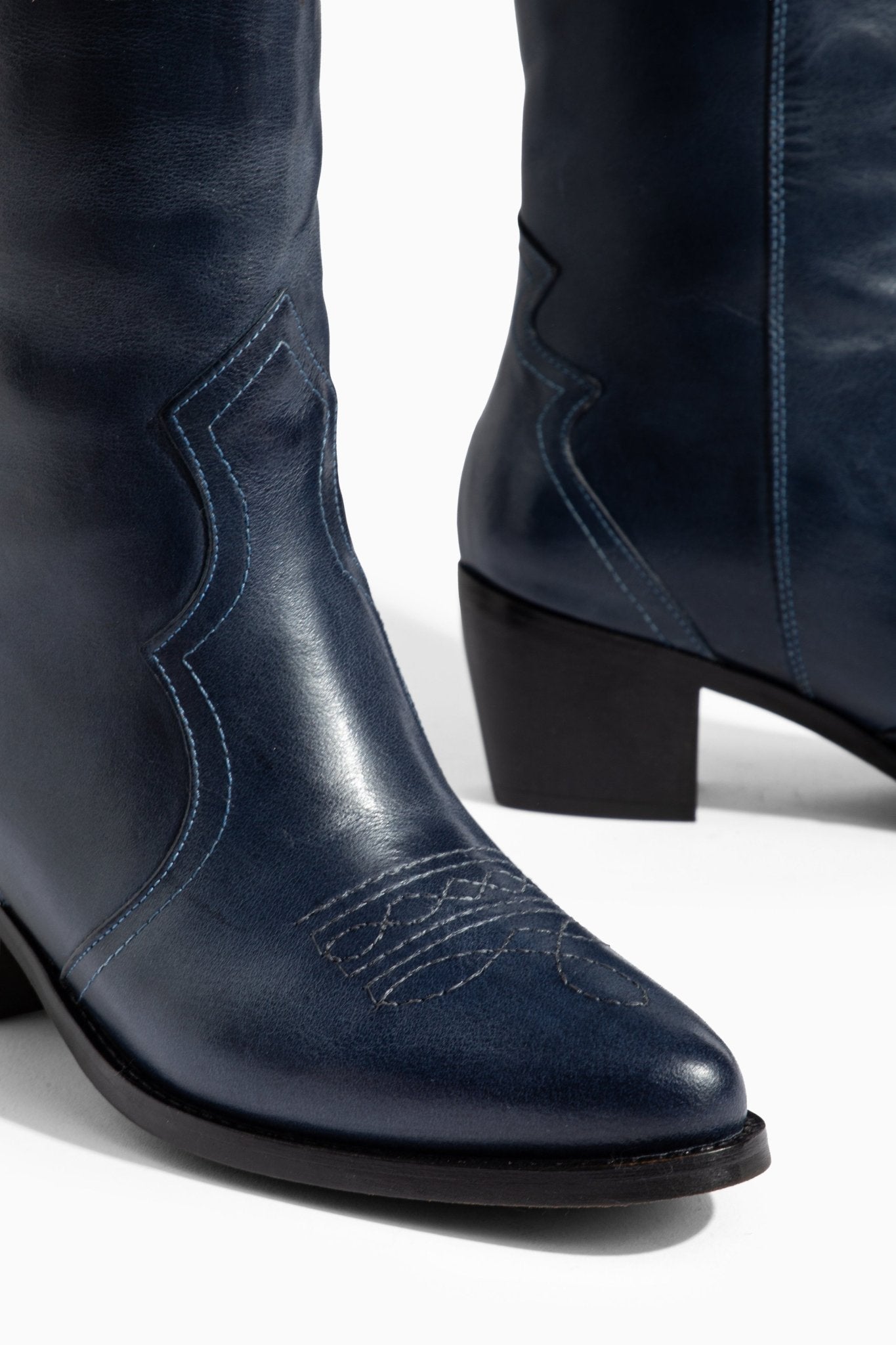 Ms Sucra Frontier - Exklusive handgefertigte Damen Cowboystiefel aus hochwertigem Echtleder - Ms Sucra