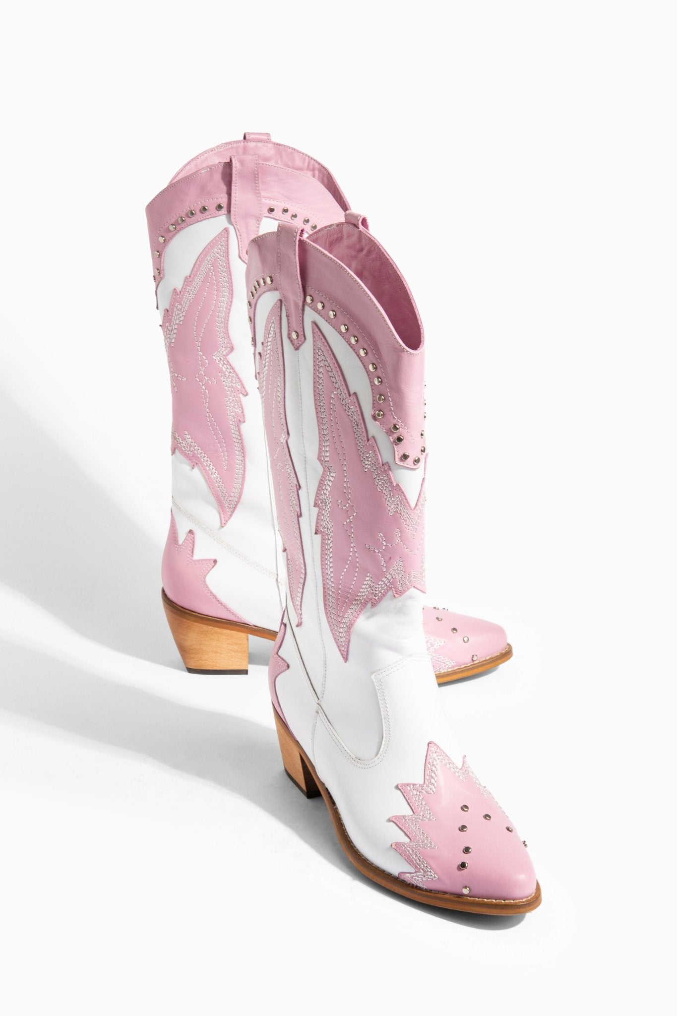 Ms Sucra Sky - Exklusive handgefertigte Damen Cowboystiefel aus hochwertigem Echtleder - Ms Sucra