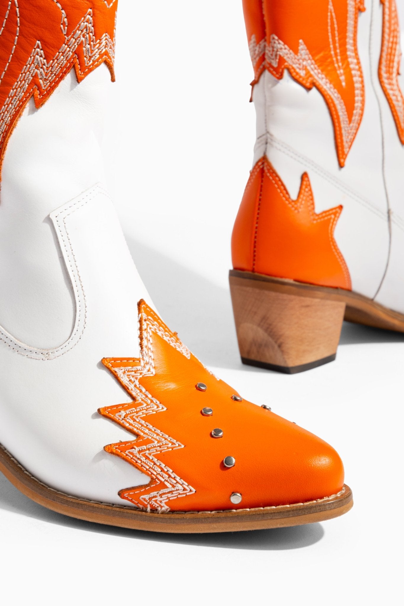 Ms Sucra Sky - Exklusive handgefertigte Damen Cowboystiefel aus hochwertigem Echtleder - Ms Sucra