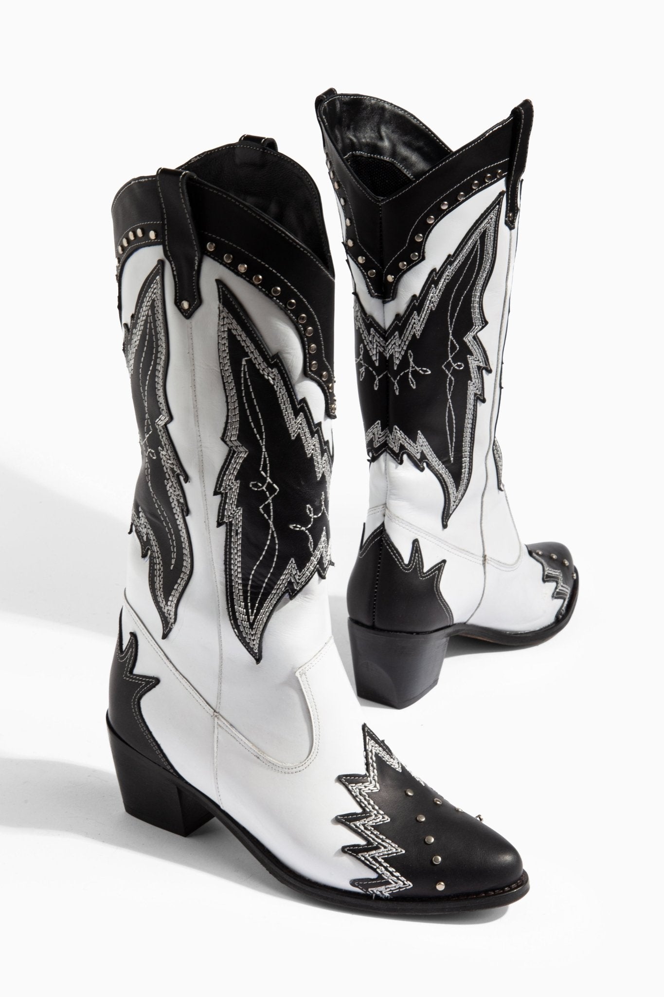 Ms Sucra Sky - Exklusive handgefertigte Damen Cowboystiefel aus hochwertigem Echtleder - Ms Sucra